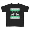 reindeer christmas ugly sweater Toddler T-shirt