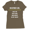 November Girl Ladies Fitted T-Shirt