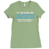 if i am ever on life support unplug me Ladies Fitted T-Shirt