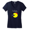 Mrs. Pacman Women's V-Neck T-Shirt