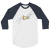 Creation of Adam Pizza 3/4 Sleeve Shirt