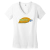 wake up san francisco Women's V-Neck T-Shirt