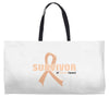 Survivor Of Uterine Cancer Weekender Totes
