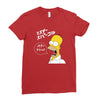 Homer Simpson Ladies Fitted T-Shirt
