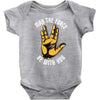 may the force be with you Baby Onesie