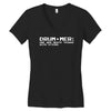 definition of a drummer Women's V-Neck T-Shirt