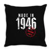 Made In 1946 All Original Parts Throw Pillow