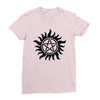 Supernatural Vintage Logo Ladies Fitted T-Shirt