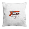pro gun Throw Pillow