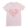 daimond Ladies Fitted T-Shirt