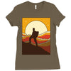 mountain hiker Ladies Fitted T-Shirt
