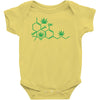 thc pot leaf molecule Baby Onesie