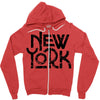 new york 2 Zipper Hoodie
