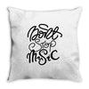 don't stop the music Throw Pillow