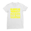 always be yourself unless you can be iron man Ladies Fitted T-Shirt