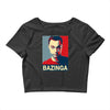 bazinga poster, ideal birthday gift or present Crop Top