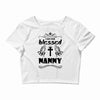 I Am One Blessed Nanny Crop Top