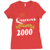queens are born in 2000 Ladies Fitted T-Shirt