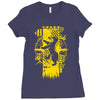 badger crest Ladies Fitted T-Shirt