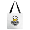 beer king Tote Bags
