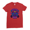 snake mountain gym Ladies Fitted T-Shirt