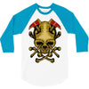 skull axe 3/4 Sleeve Shirt
