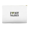 i love my soldier regular camouflage Accessory Pouches