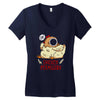 chicken permission Women's V-Neck T-Shirt