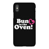 Bun in the Oven with Heart Baby Girl iPhoneX