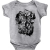 skull pirate Baby Onesie