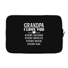 I Love You Grandpa Laptop sleeve