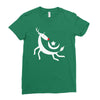 flying rudolph Ladies Fitted T-Shirt