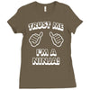 trust me i'm a ninja Ladies Fitted T-Shirt