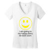 happy place Women's V-Neck T-Shirt