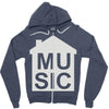 house music Zipper Hoodie