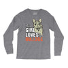 This Girl Loves Her Bulldog Long Sleeve Shirts