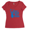 don't buck with texas funny Women's Triblend Scoop T-shirt