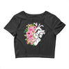 Heart And Flowers Crop Top