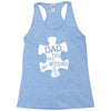 dad   you are my missing piece Racerback Tank