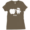 android i fix it Ladies Fitted T-Shirt