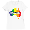Vote Yes-Australia Marriage Equality Ladies Fitted T-Shirt