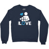 portal true love   aperture lab video gamer teleport online pc goal te Crewneck Sweatshirt