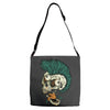 skull punk style Adjustable Strap Totes