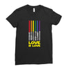 Lightsaber Rainbow Ladies Fitted T-Shirt