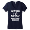 hawking av club middle school Women's V-Neck T-Shirt