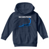 Drake Scorpion Blue Youth Hoodie