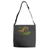 the tree, the raccoon Adjustable Strap Totes