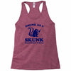 drunk as a skunk Racerback Tank
