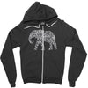 elephant filled5 cool Zipper Hoodie