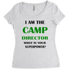 camp director Women's Triblend Scoop T-shirt